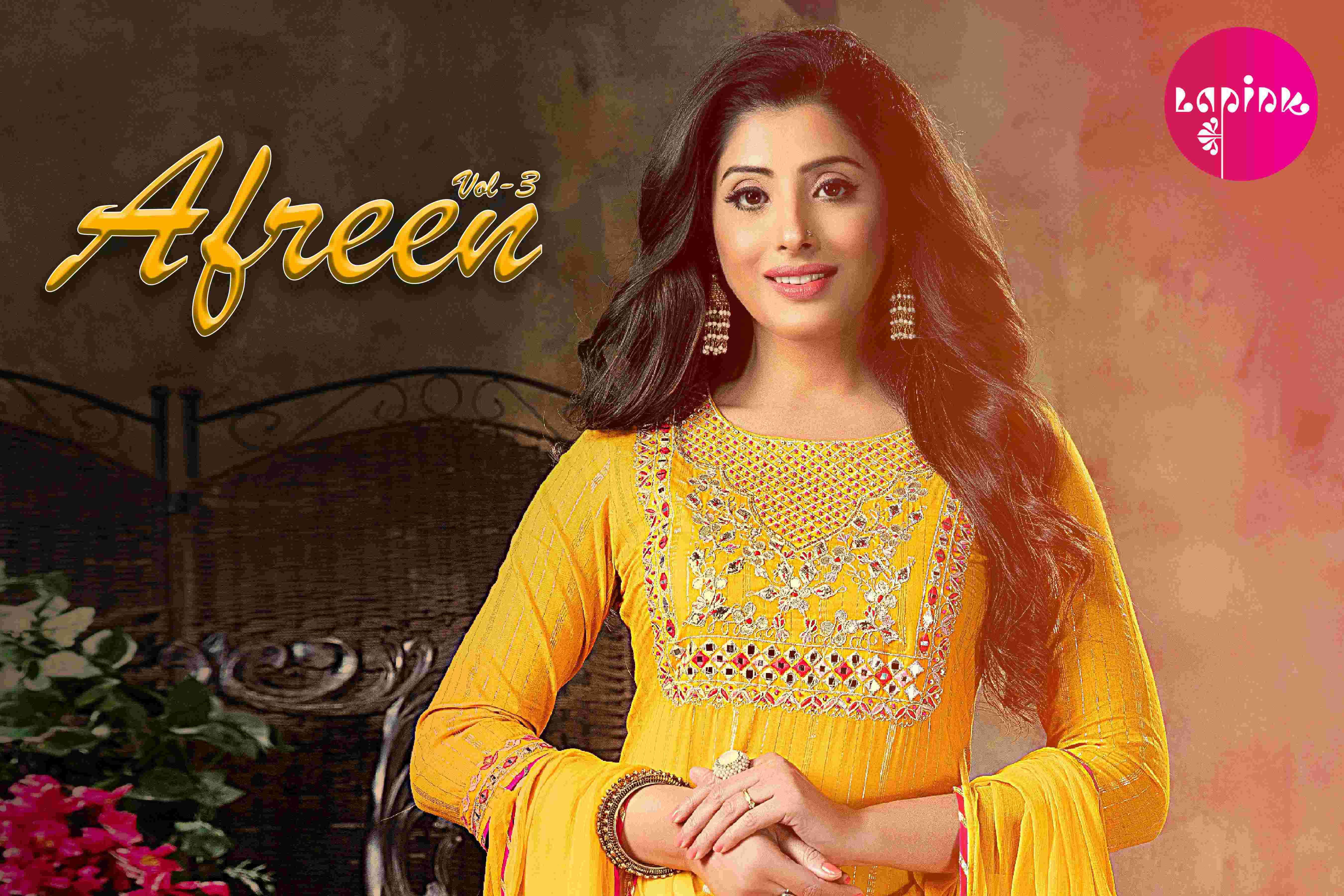 La Pink Afreen Vol 3 by pink Lifestyle Readymade Sharara Ethnic Wear Dress Collection