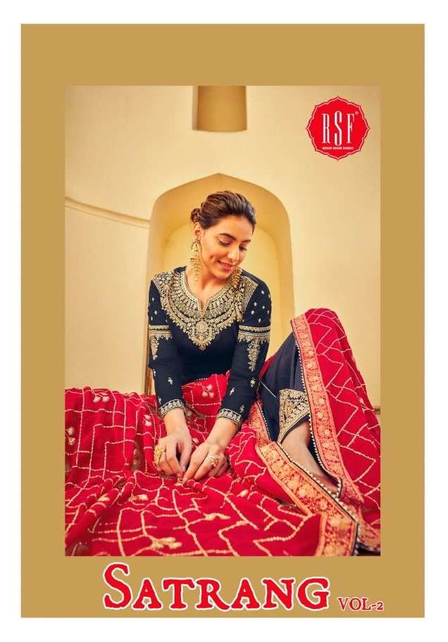 RSF Satrang Vol 2 Straight Georgette Suit catalog In Wholesale Price