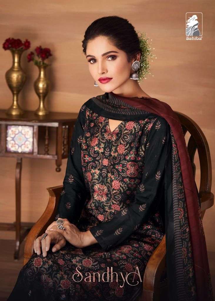 Sahiba Sandhya Exclusive Designer Upada Silk Suit Catalog Supplier