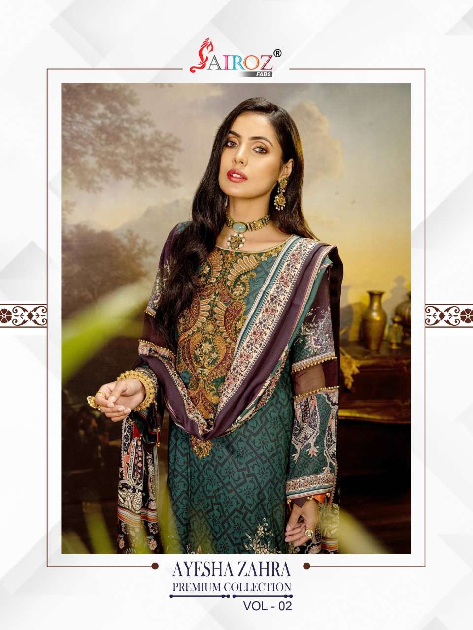 Sairoz fabs Ayesha Zahra Vol 2 Fancy ladies Wear pakistani Suit Collection
