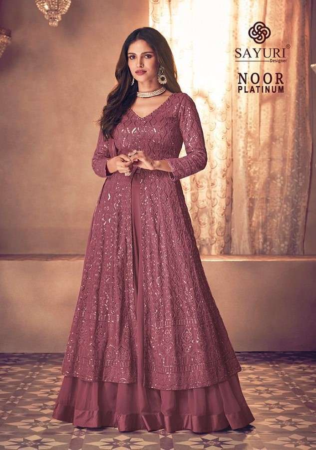 Sayuri Noor Platinum Designer Indo Western Style Readymade Dress Collection
