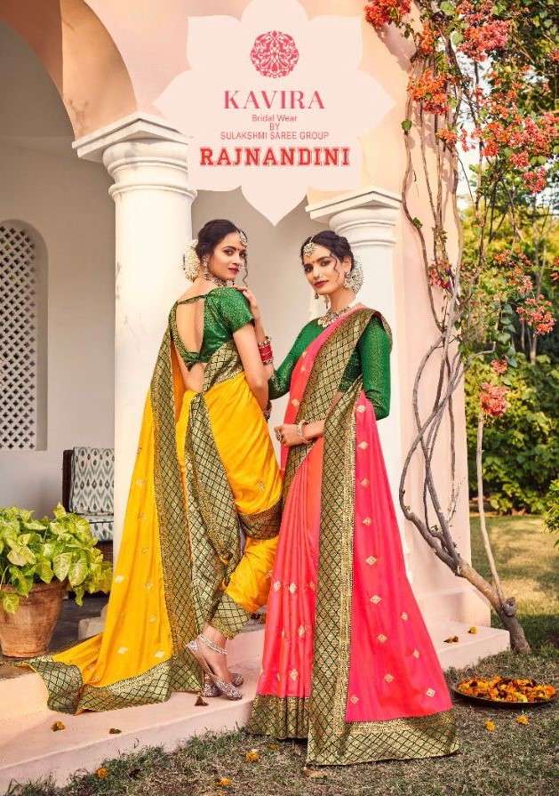 Kavira rajnandini Exclusive Sana Silk Saree Catalog in Wholesale