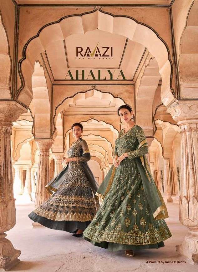 Rama Fashion Raazi Ahalya Designer Work Dress new Catalog in Wholesale Price