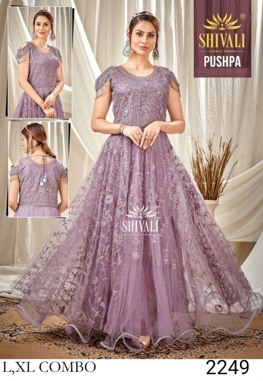 Shivali Pushpa Designer Readymade Gown Style Collection