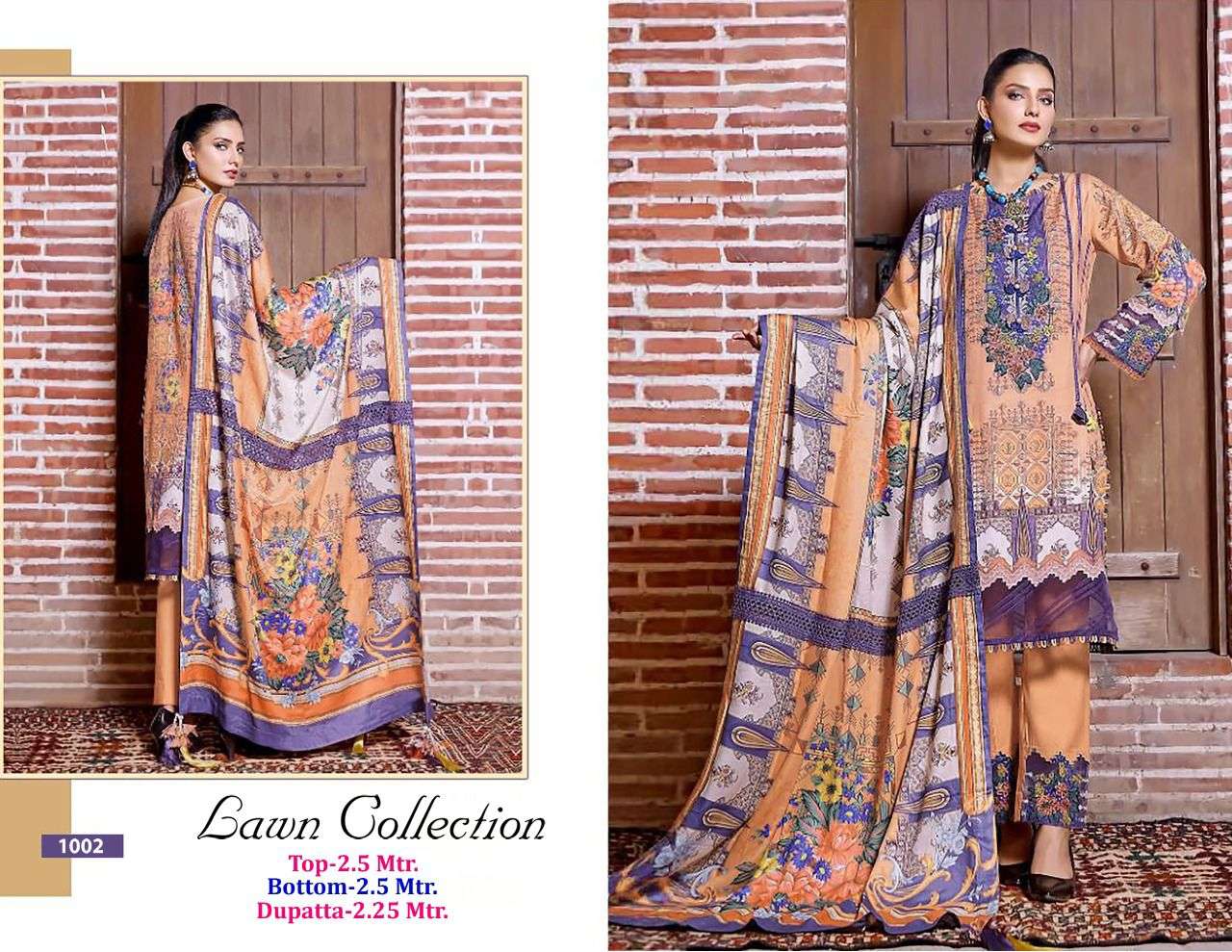 Apana Cotton Zara Shahjahan Fancy Lawn print Dress material Catalog Wholesaler