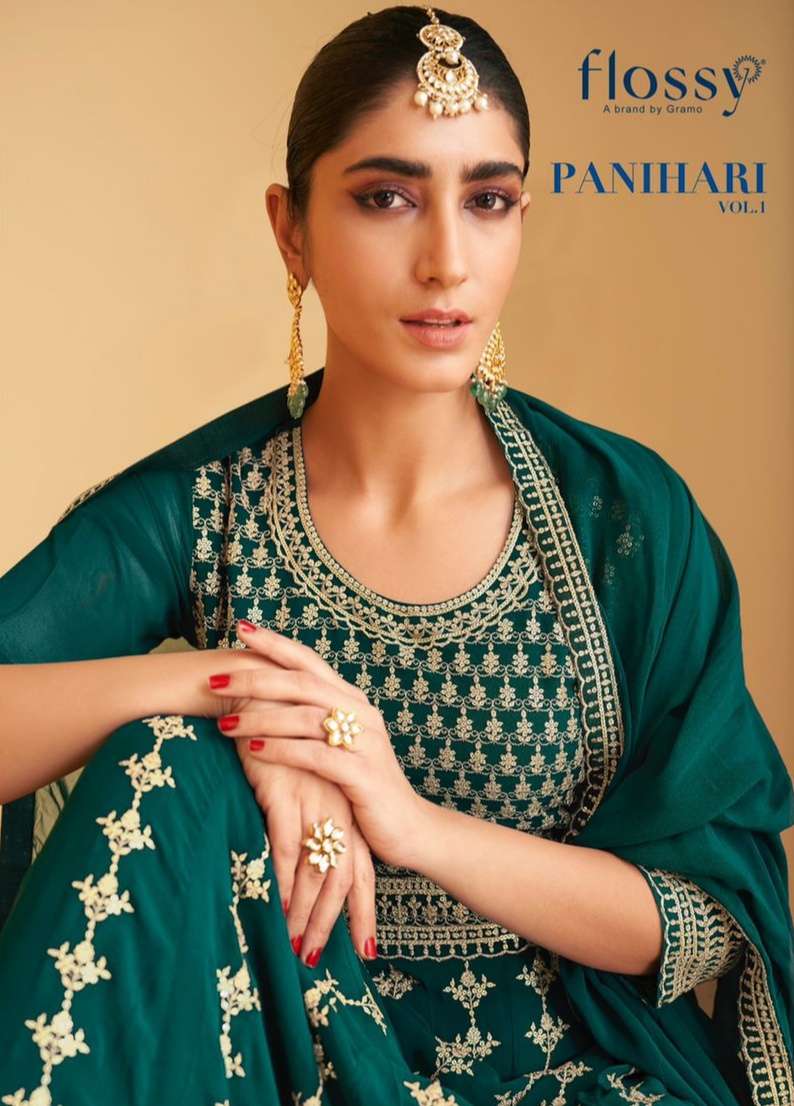 Flossy Panihari Vol 1 Designer Readymade Anarkali Dress Catalog Wholesaler