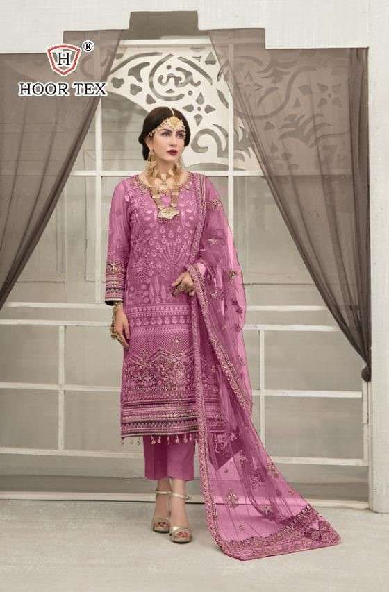 Hoor Tex 24005 Colors Fancy Pakistani Suit Catalog Wholesale Dealer