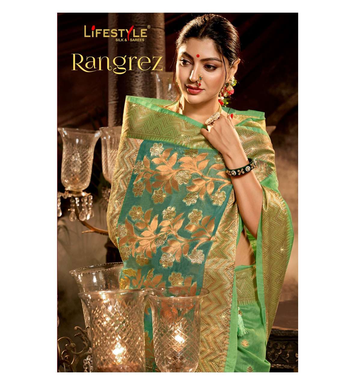 Lifestyle Rangrez Exclusive Chanderi Silk Saree Catalog Wholesaler