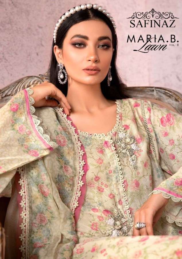 Safinaz Maria B lawn Vol 8 pakistani Suit catalog Seller at best Rate