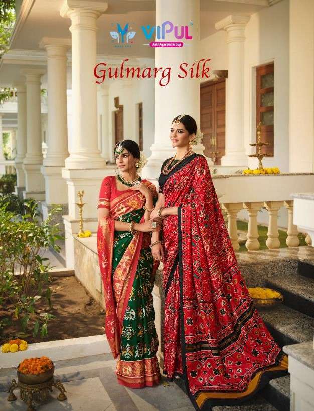 Vipul Gulmarg Silk designer Bhagalpuri Silk Saree Catalog Supplier