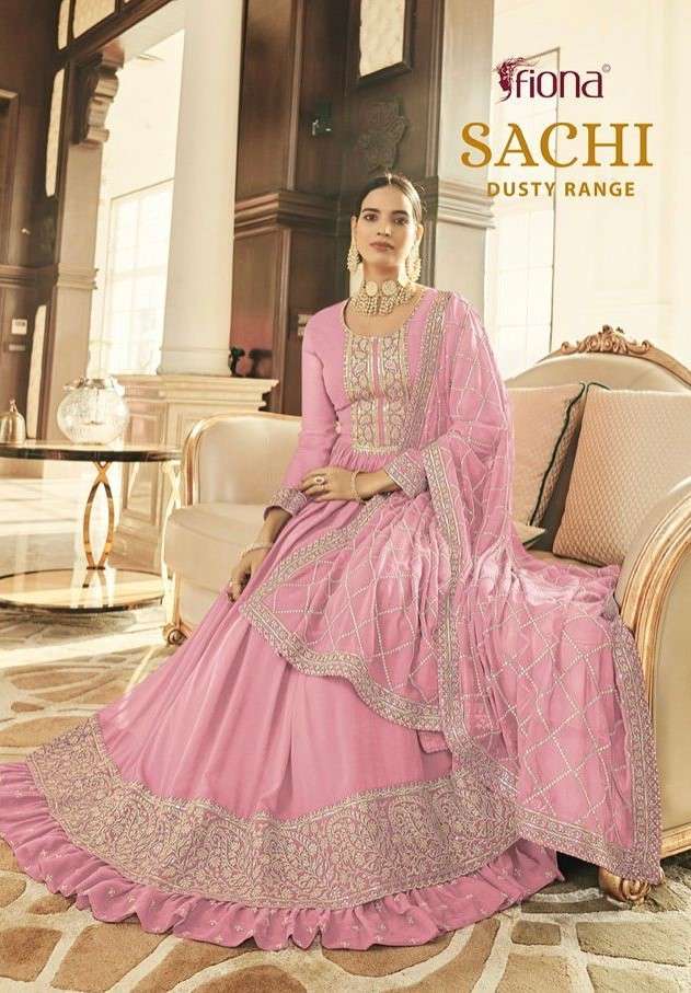 Fiona Sachi Dusty Range Fancy Anarkali Ready to Wear Dress Collection