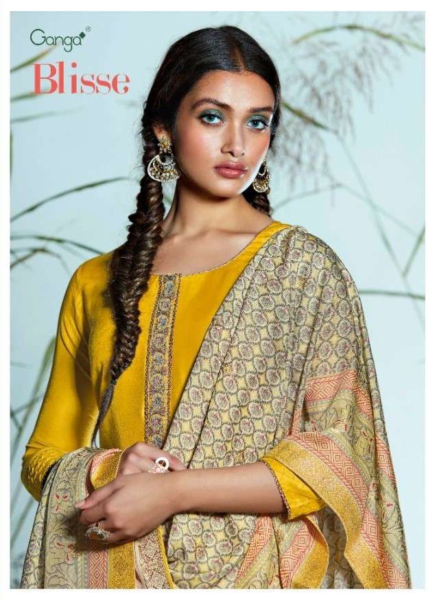 Ganga Fashion Blisse Designer Silk party Wear Salwar Suit catalog Supplier