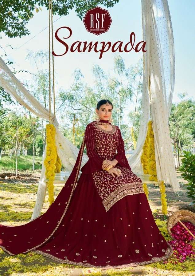 RSF Sampada Designer Peplum Salwar Kameez catalog Wholesale Dealer