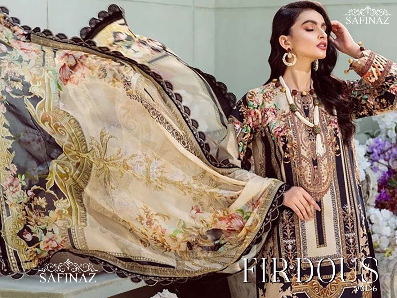Safinaz Firdous Vol 6 Pakistani Suit catalog Wholesale Supplier