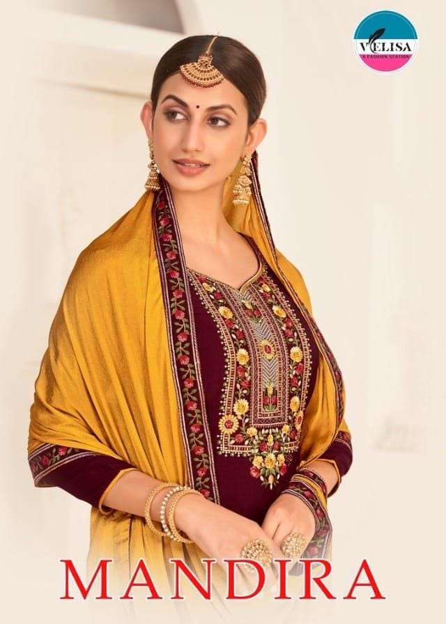 Velisa Mandira Exclusive parampara Silk Salwar Suit Catalog Wholesaler