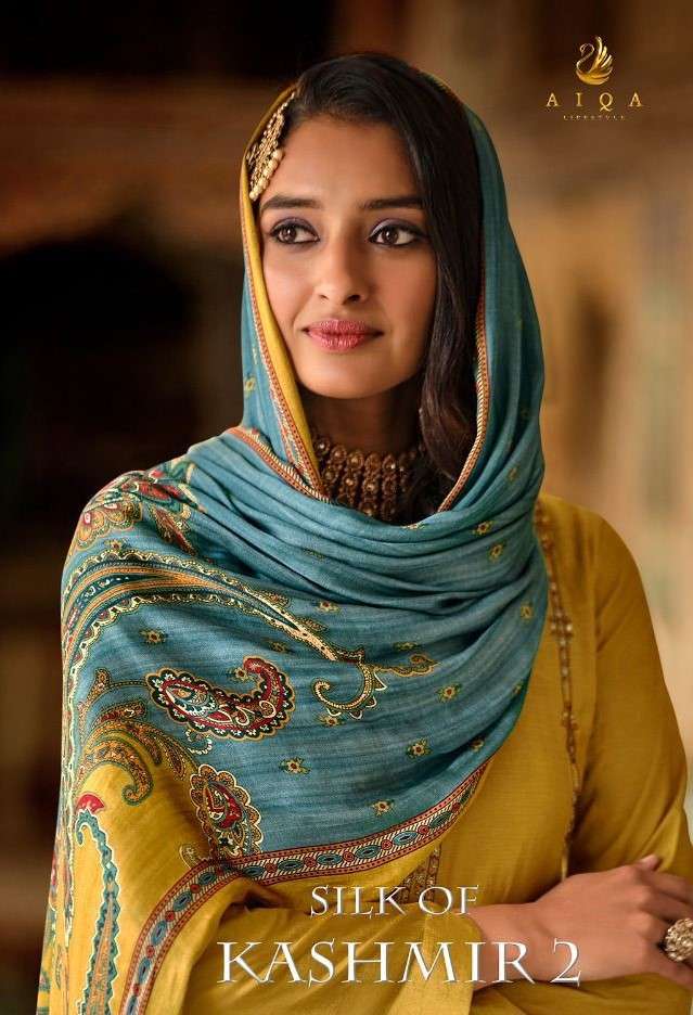 Aiqa Silk of Kashmir Vol 2 Designer Silk Salwar Suit Catalog Buy Online