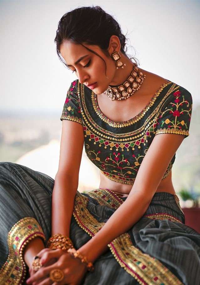 Neel Madhav Mirisha Exclusive Ethnic Wear Silk Saree Catalog Wholesaler
