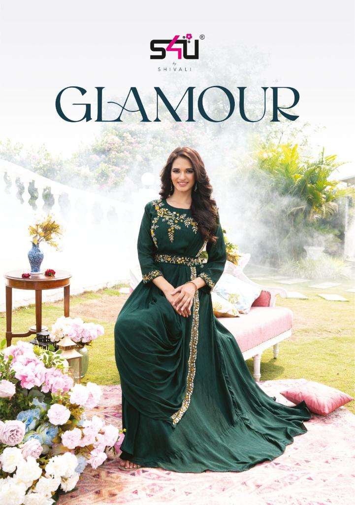 S4U Glamour Designer Readymade party Wear Gown catalog Wholesaler