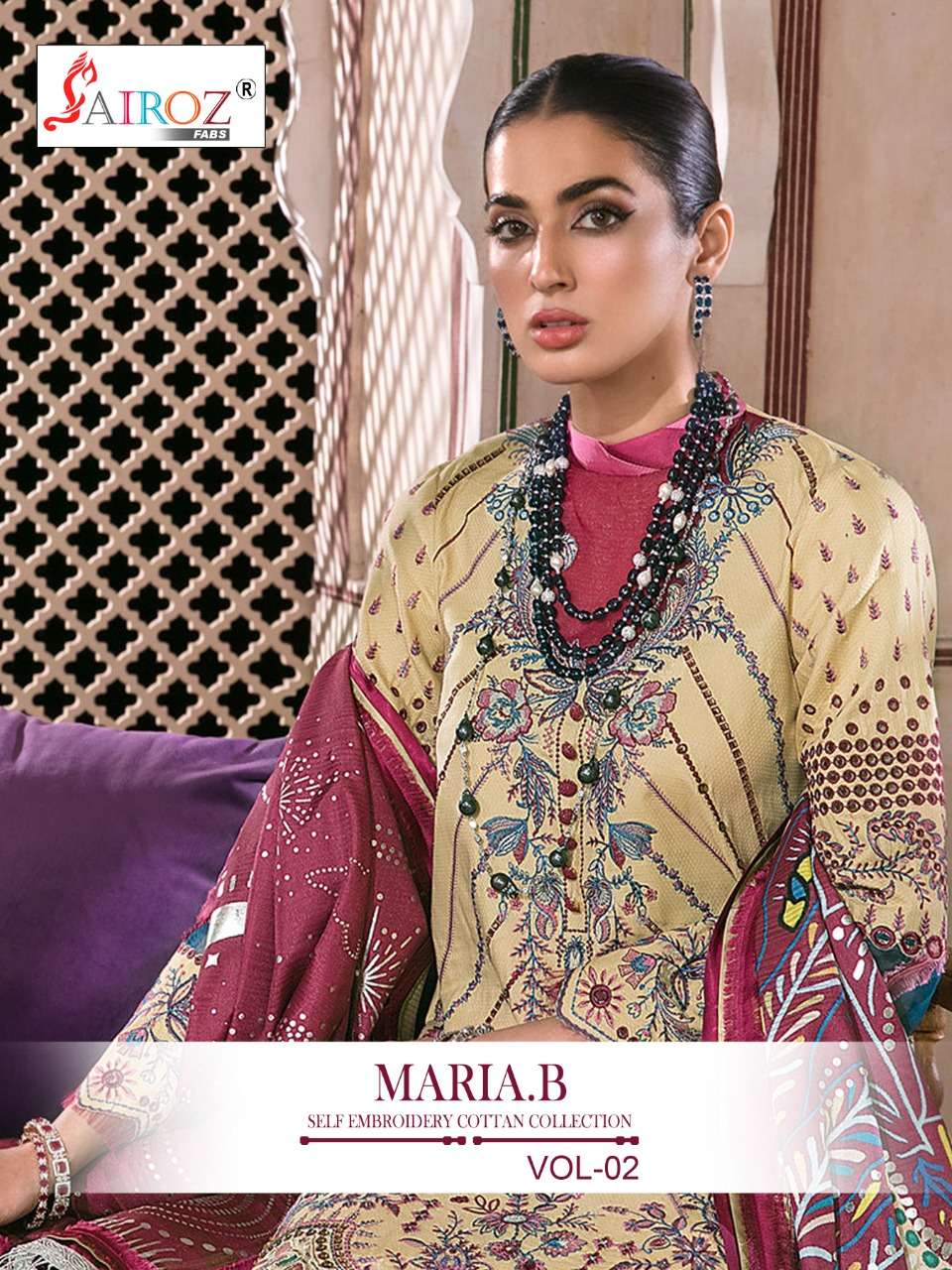 Sairoz Fabs Maria B Vol 2 Fancy Pakistani Suit Catalog Supplier