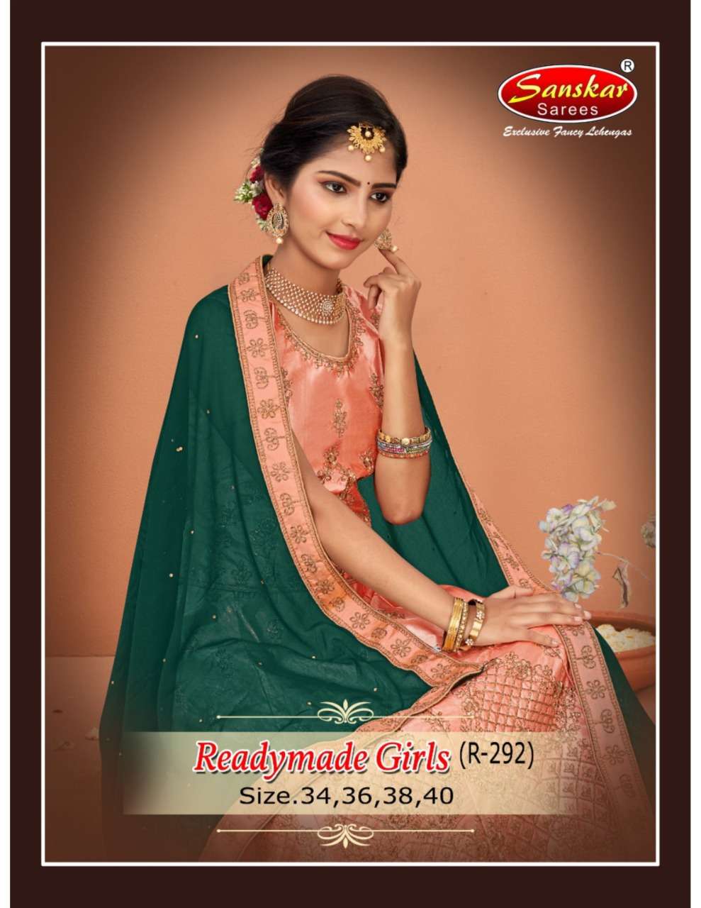 Sanskar Style Vol R 292 Readymade Girls Lehenga Choli Catalog Supplier