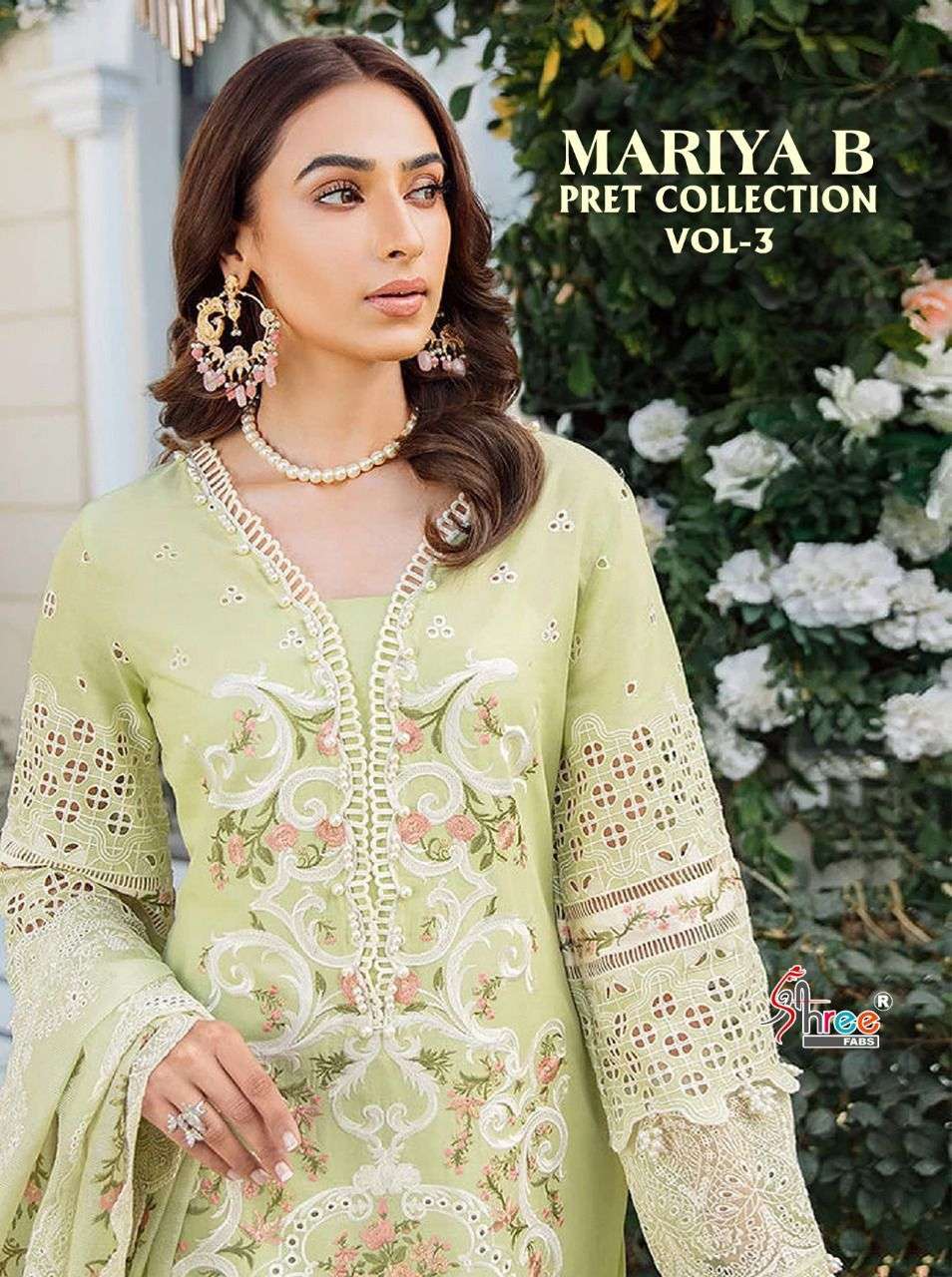 Shree Fabs Mariya B Pret Collection Vol 3 Pakistani Suit Catalog Wholesaler