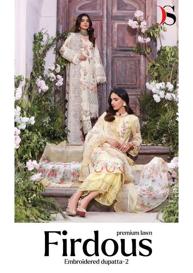 Deepsy Firdous Premium Lawn 22 Vol 2 Cotton Pakistani Suit Collection