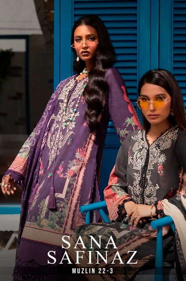 Deepsy Sana Safinaz Muzlin 22 Vol 3 Pakistani Suit Wholesaler