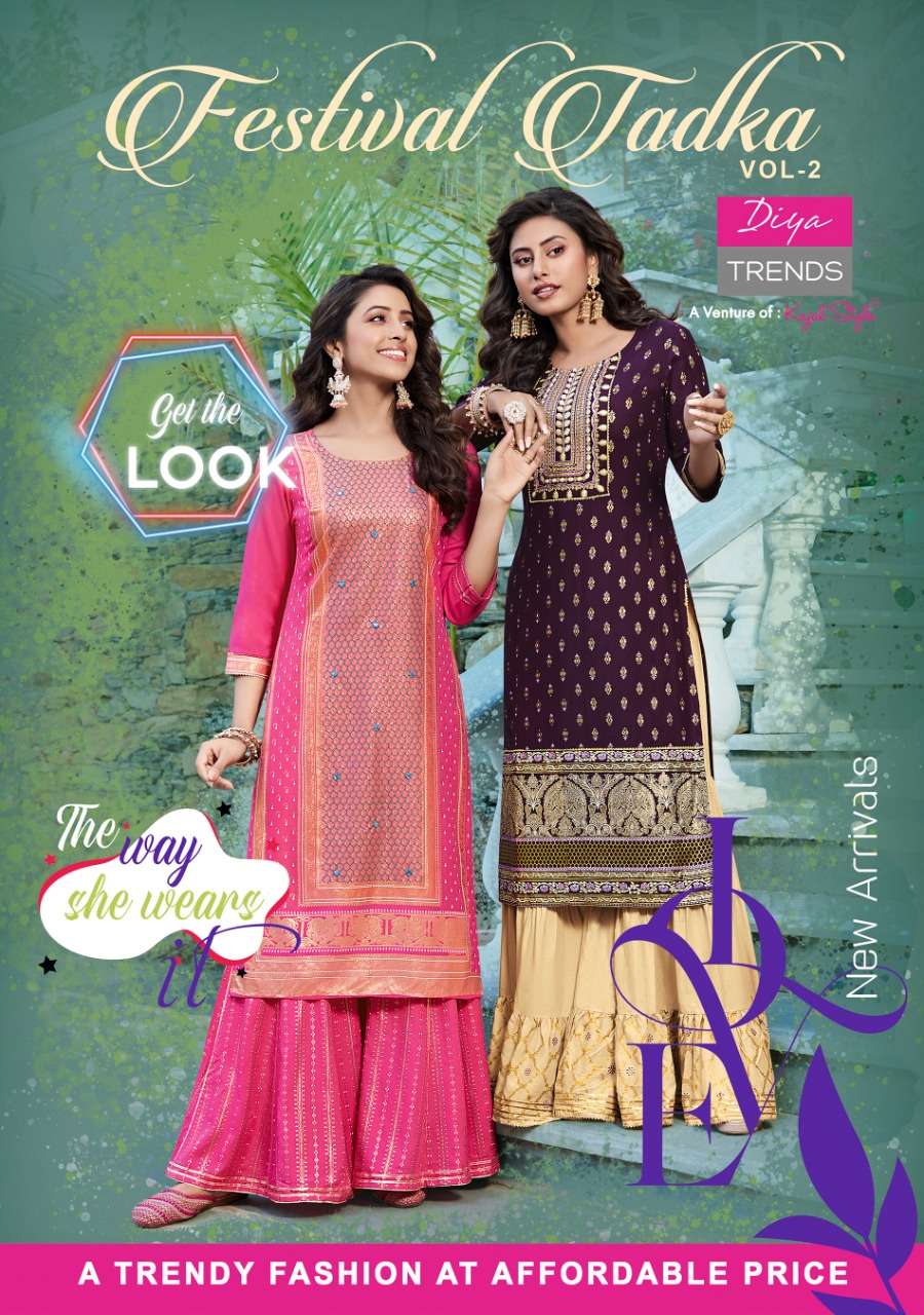 Diya Trends Fashion tadka Vol 2 Exclusive Designer Ready to Wear New Collection