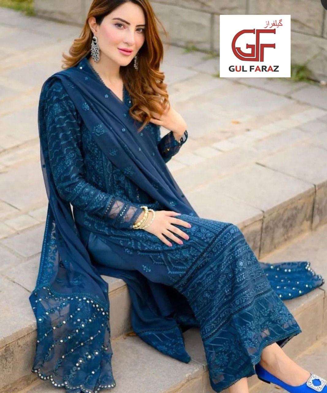 Gul Faraz 513 Colors Fancy ladies Pakistani Suit Catalog Supplier