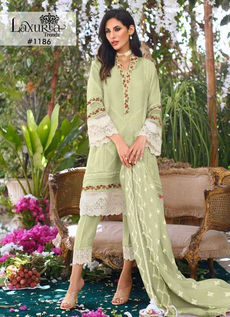 Laxuria Trends 1186 Fancy Readymade Pakistani Dress New Collection