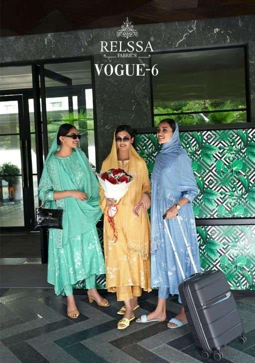 Relssa Vogue Vol 6 Fancy Modal Silk Salwar Kameez Catalog Wholesale Dealer