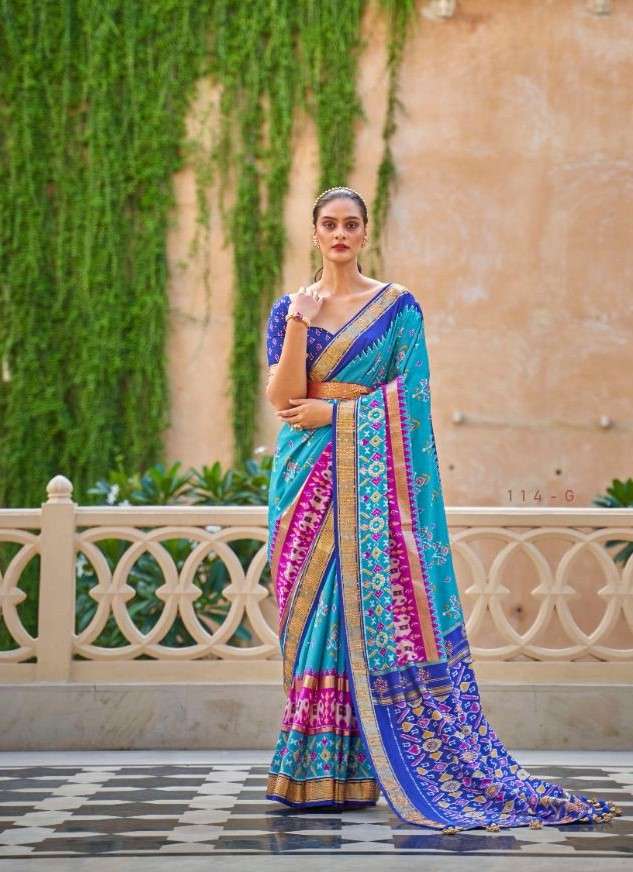 Rewa Nandi Exclusive Dola Silk Fancy Indian Saree New Collection
