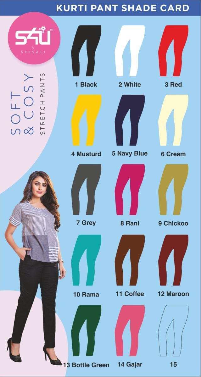 S4U Soft and Cosy Stretch Pants New Colors at Best Rate