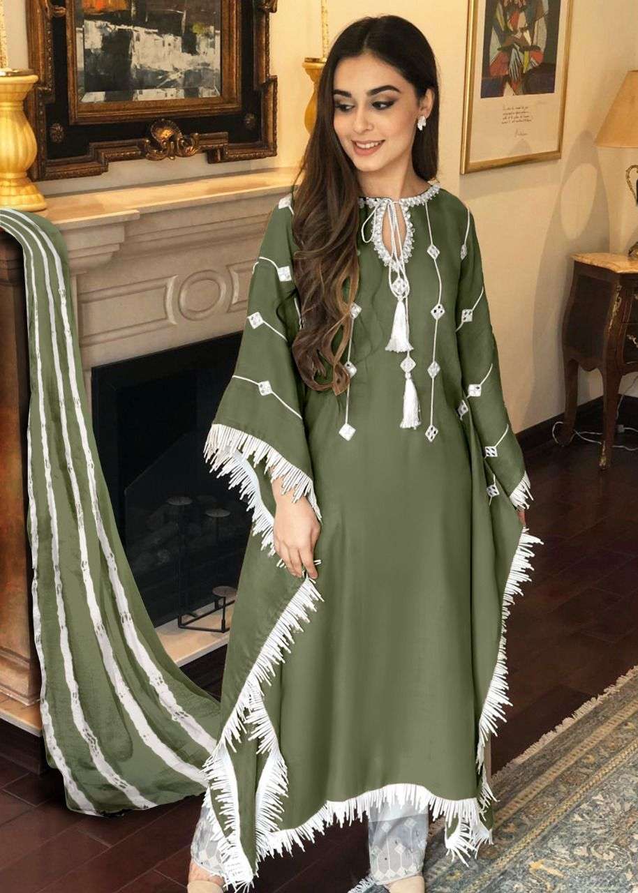Safa Fashion Fab 1029 Designer Pakistani Style Kurti pant Dupatta Set Collection