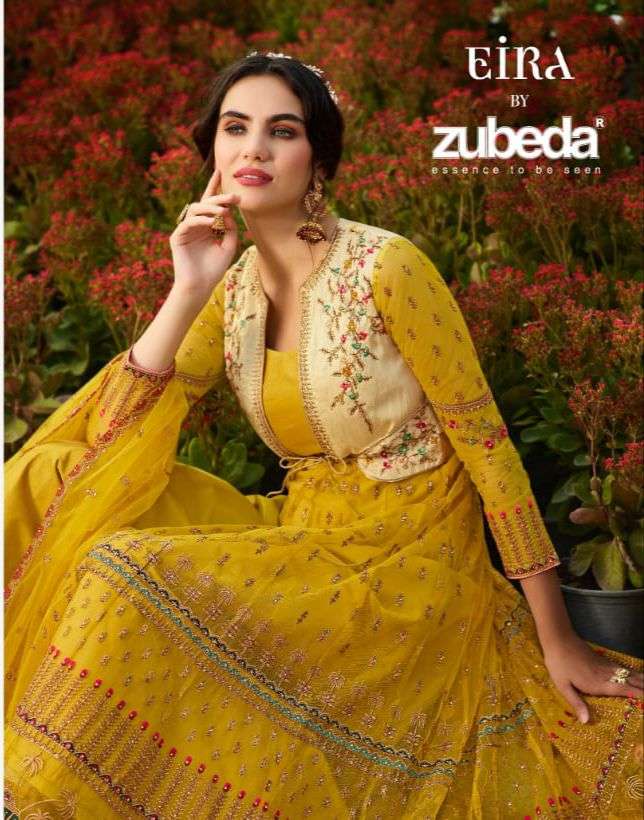 Zubeda Eira Designer Heavy Work Anarkali Dress Catalog Wholesale Supplier