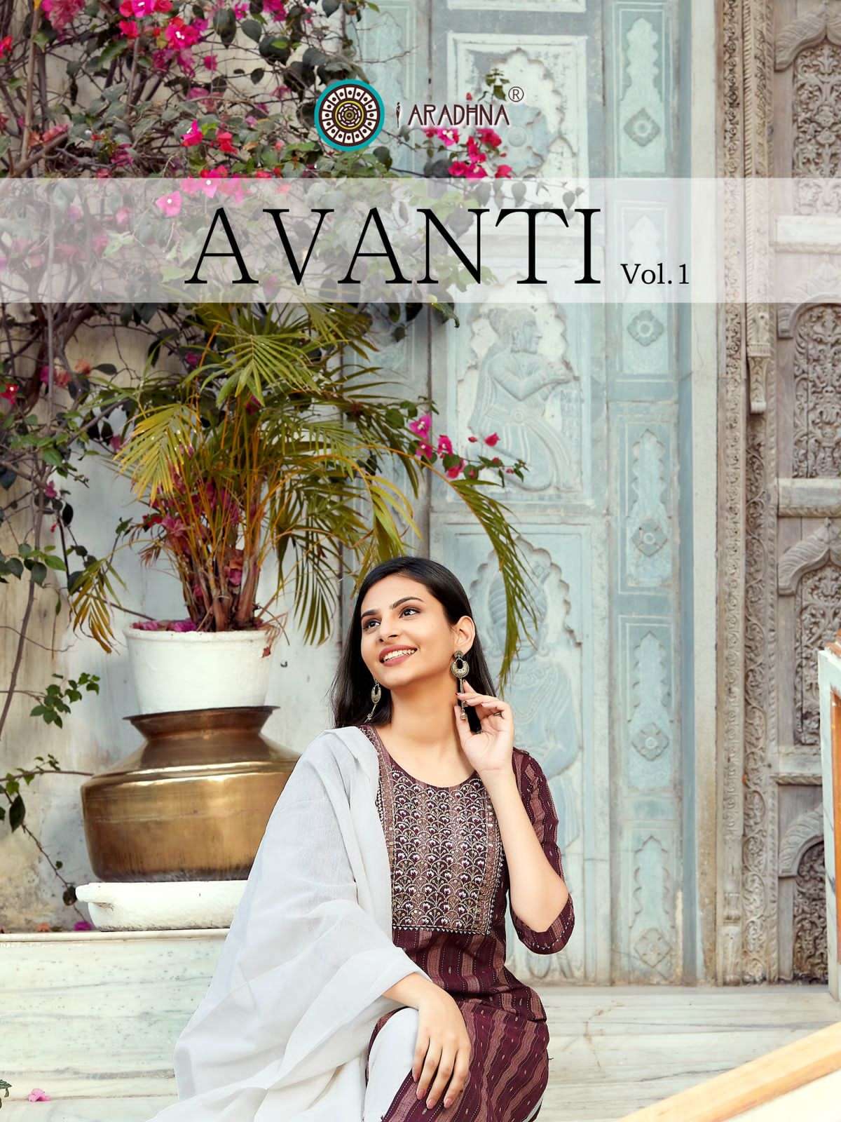 Aradhna Avanti Vol 1 Fancy Cotton Kurti Bottom Dupatta Set Collection