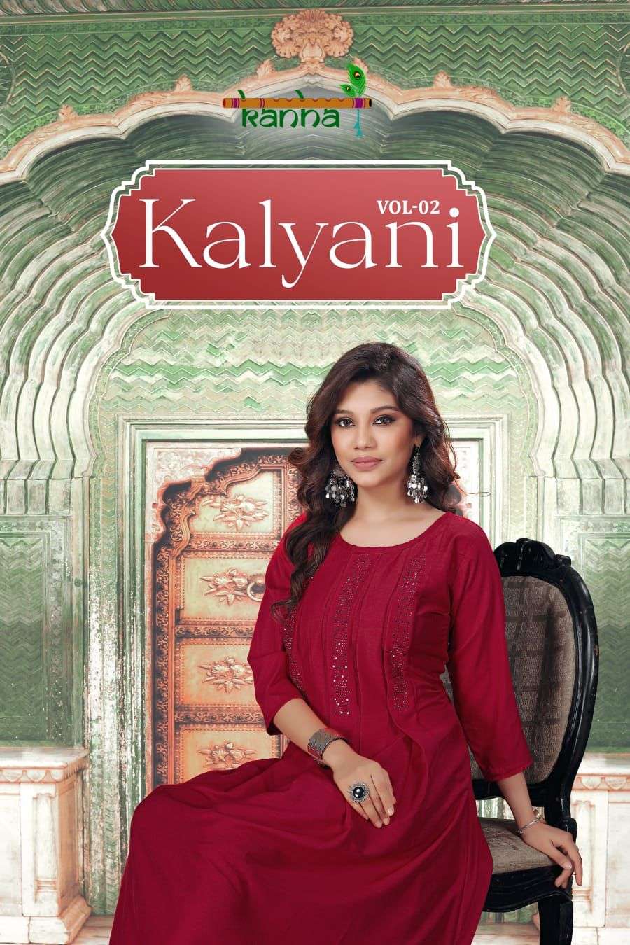 Kanha Kalyani Vol 2 Fancy Chinon Stylish Kurti new Designs