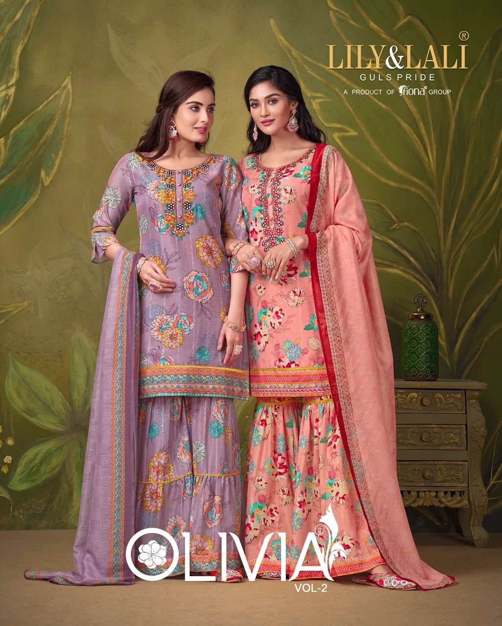 Lily and Lali Olivia Vol 2 Designer Readymade Gharara Dress Catalog Wholesale Price