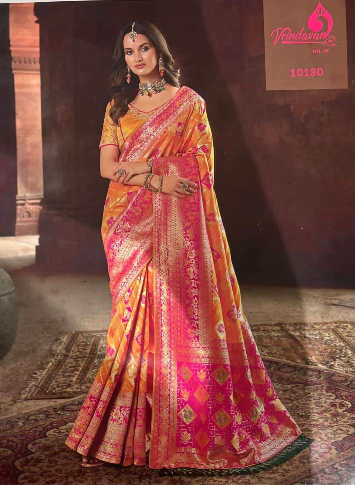 Royal Designer 10166 to 10180 Series Designer Silk saree Collection