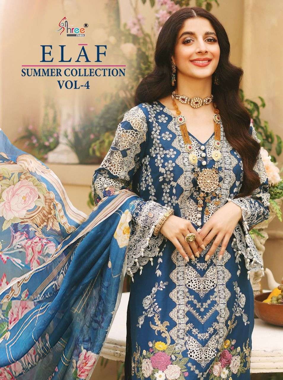 Shree Fabs Elaf Summer Collection Vol 4 pakistani Suit Wholesale Exporter