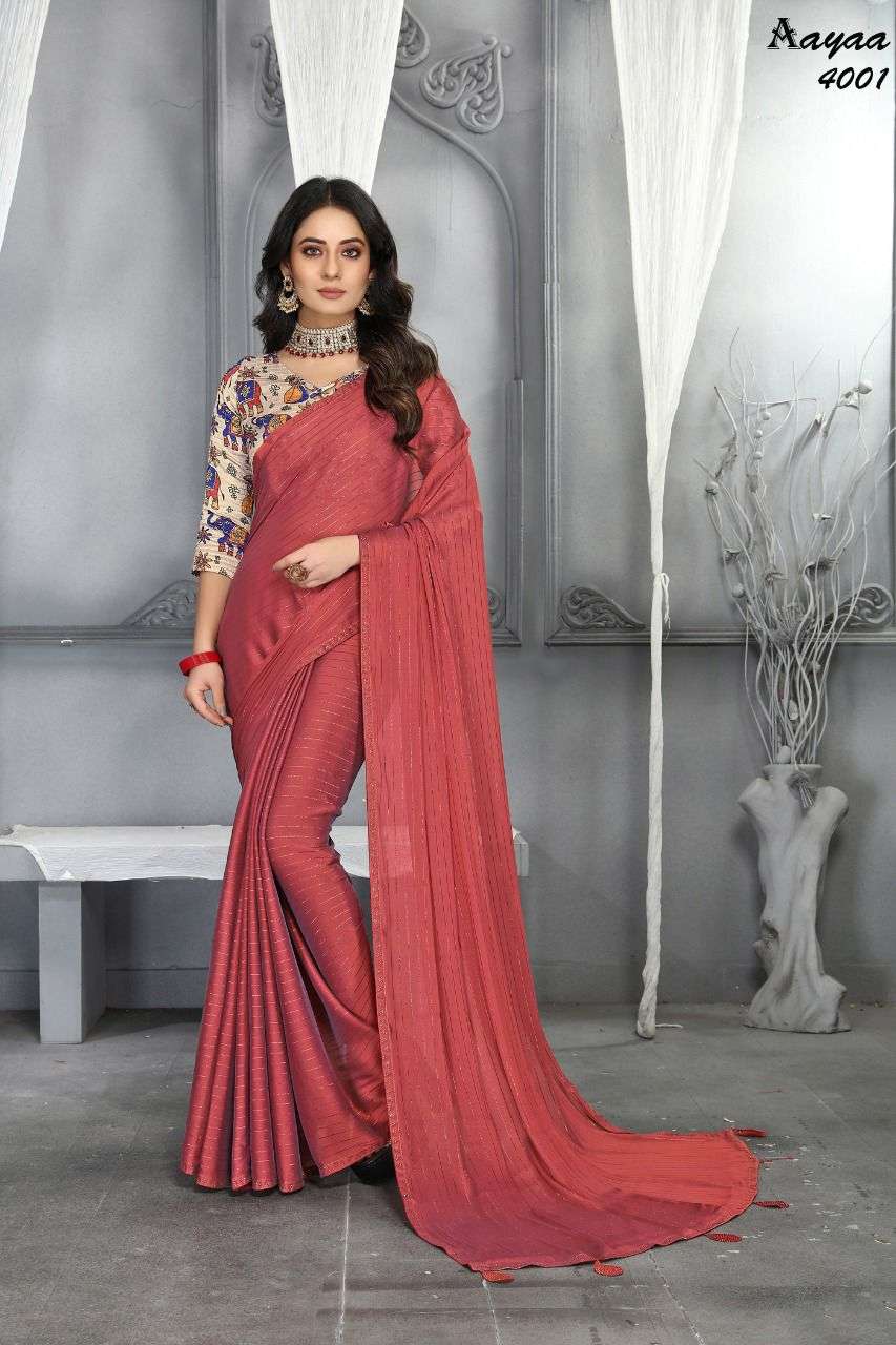 Aayaa Aradhana Vol 4 Fancy Silk Indian Saree New Collection