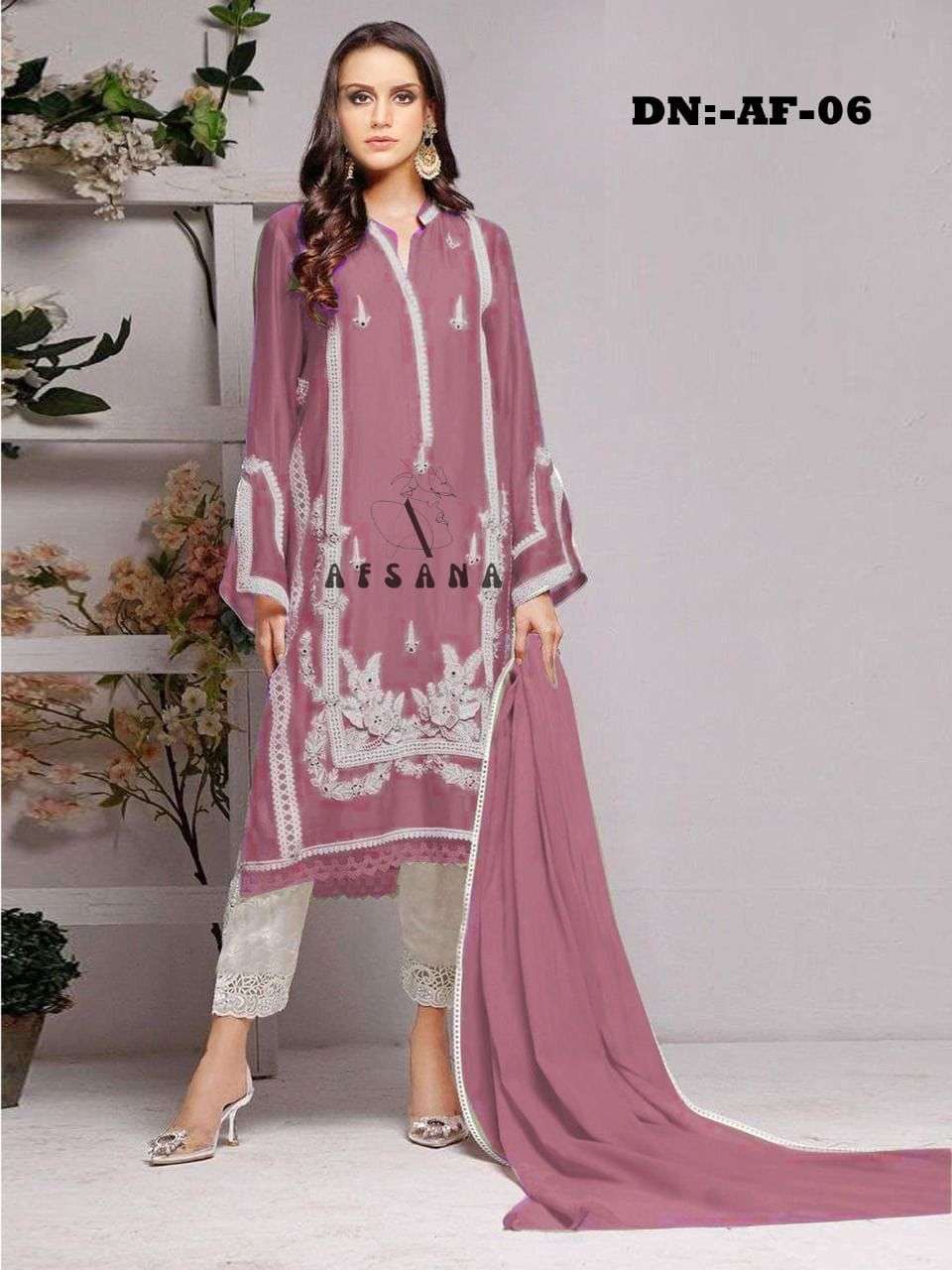 Afsana AF 06 Fancy Pakistani Style Readymade new Collection