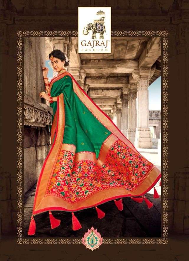 Gajraj 300 Series Exclusive Banarasi Silk Saree new Collection