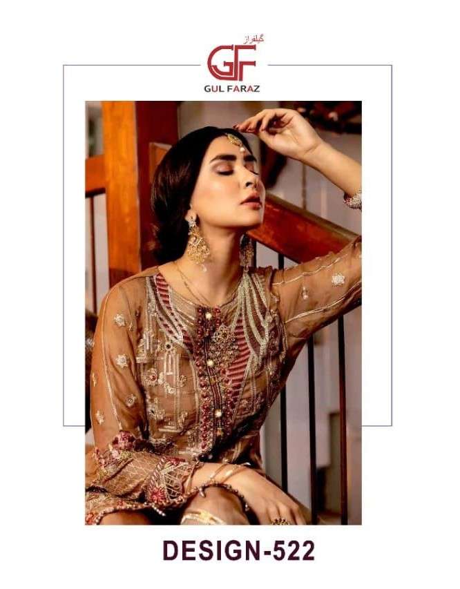 Gul Faraz 522 Colors Exclusive pakistani Suit New Designs