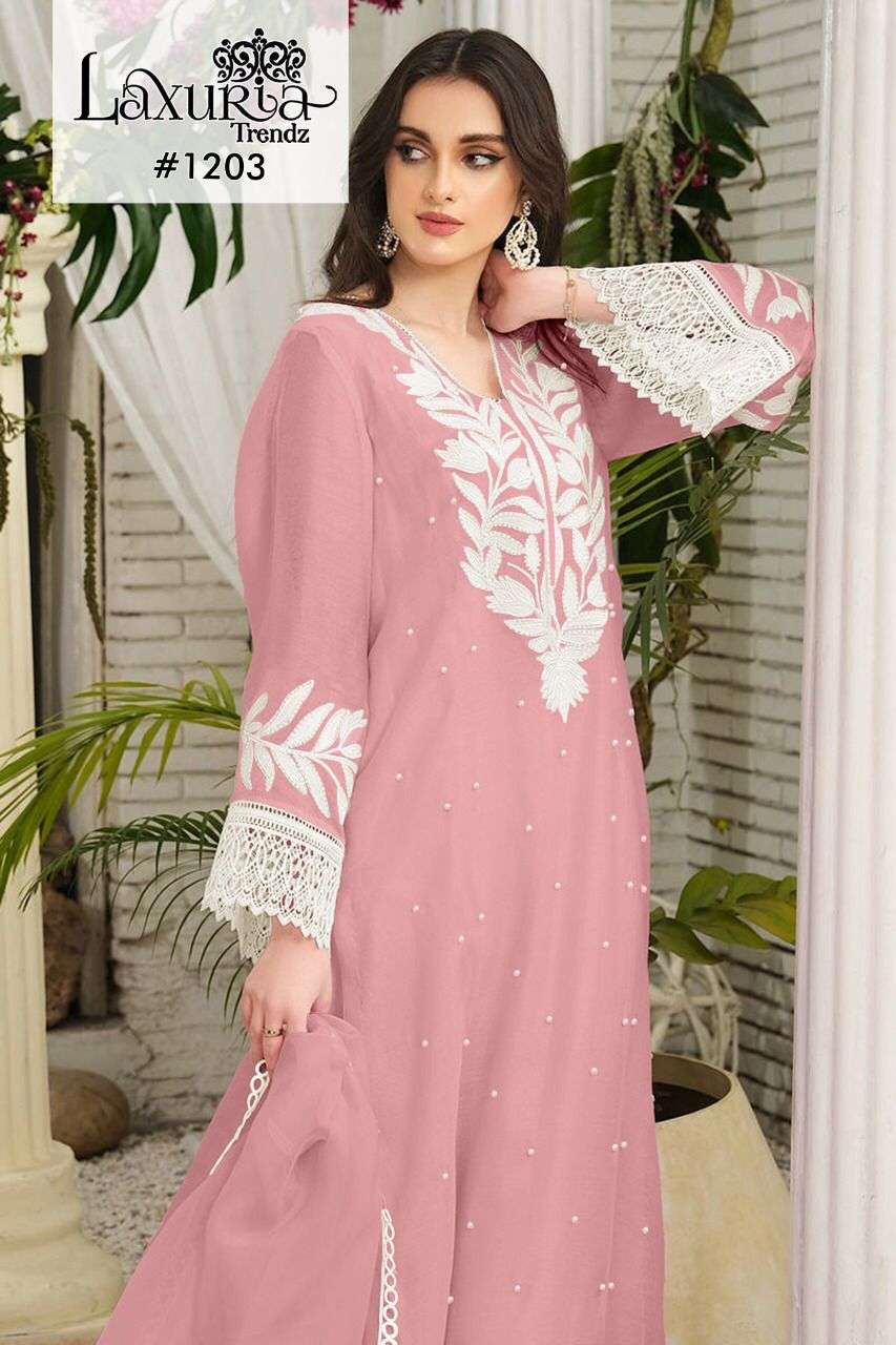 Laxuria Trends 1203 Stylish trending Pakistani Stitch Collection Dealer