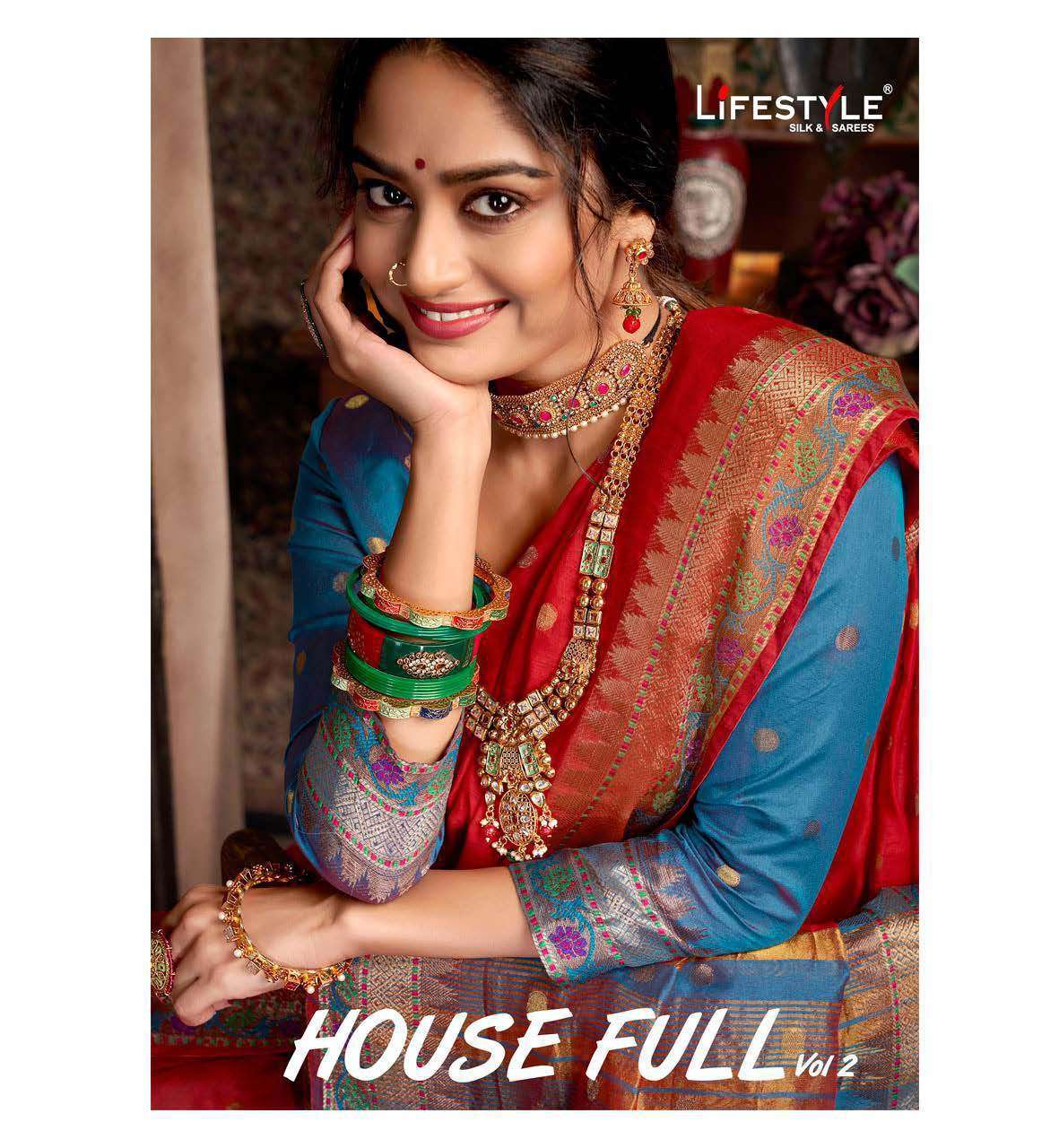 Buy India Sari House Women's Pure Silk Saree (Tems007638_Orange) at  Amazon.in