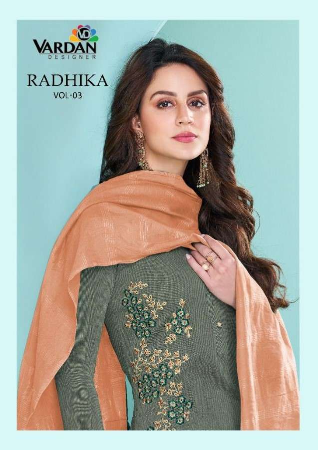 Vardan Radhika Vol 3 Fancy Cotton Readymade suit New Collection