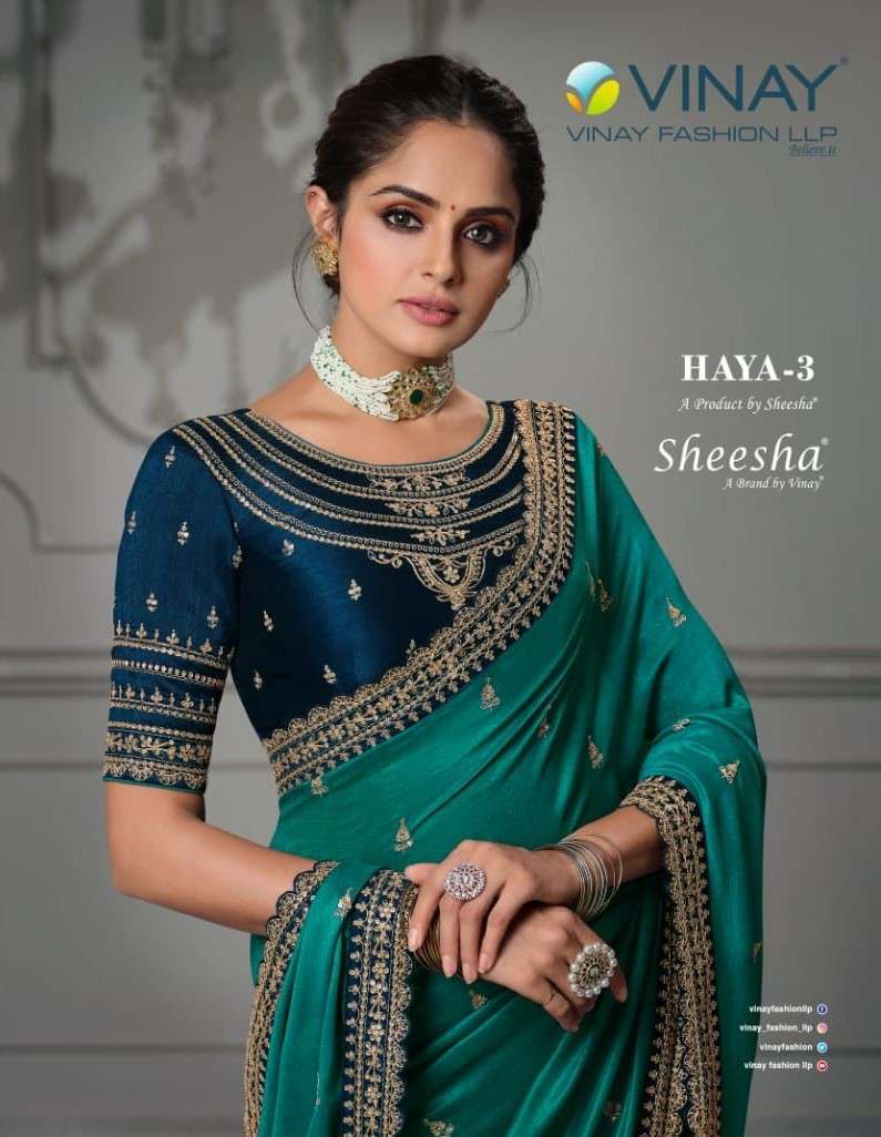 VInay Fashion Sheesha Haya Vol 3 Designer Silk Salwar Suit catalog Supplier