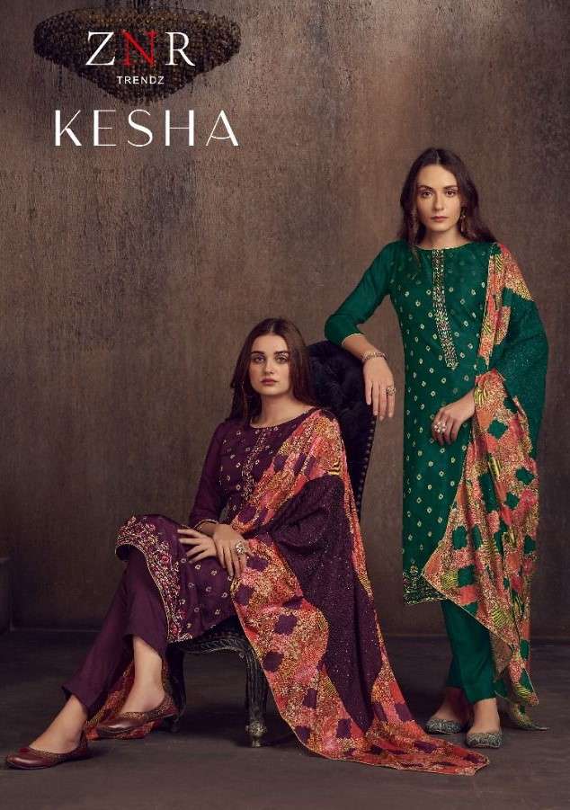 ZNR trends Kesha upada Silk Salwar Suit Collection