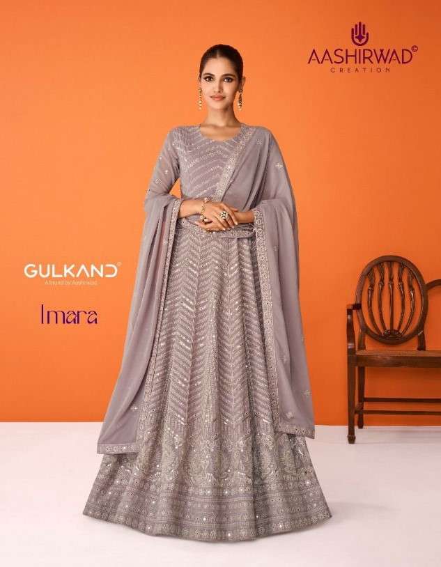 Aashirwad Gulkand Imara Designer Ready to Wear Anarkali Dress Designs